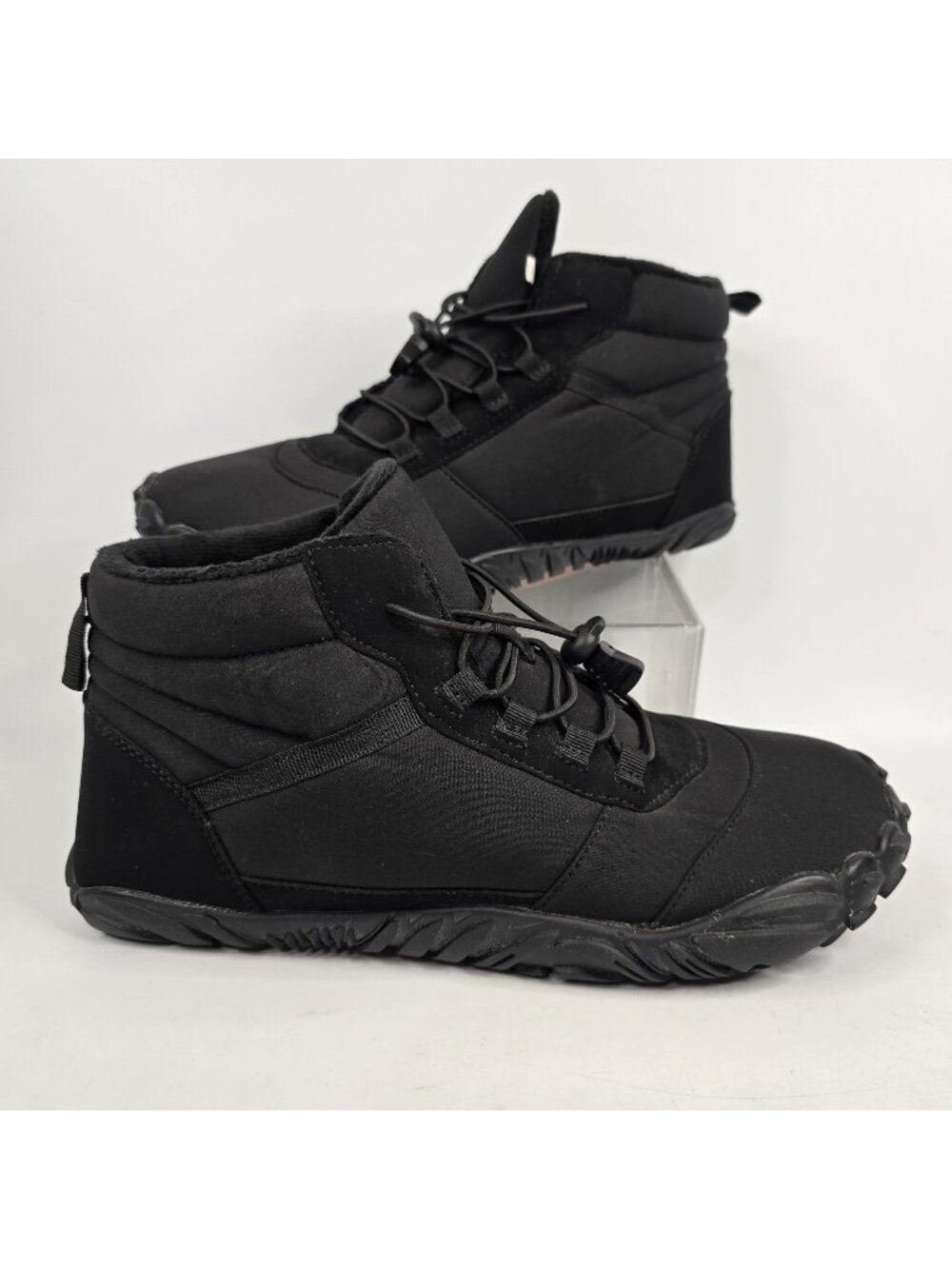 Hykes Apex Natural Movement Barefoot Black Hiking Boots Men's Eu 46/US 13